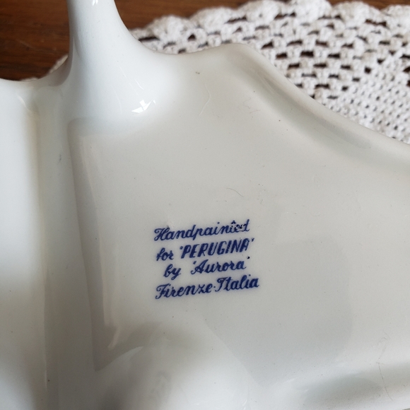 #Vtg Italy Firenze Handpainted Perugina Porcelain Grandpiano Jewelry Trinket Box - Picture 5 of 12